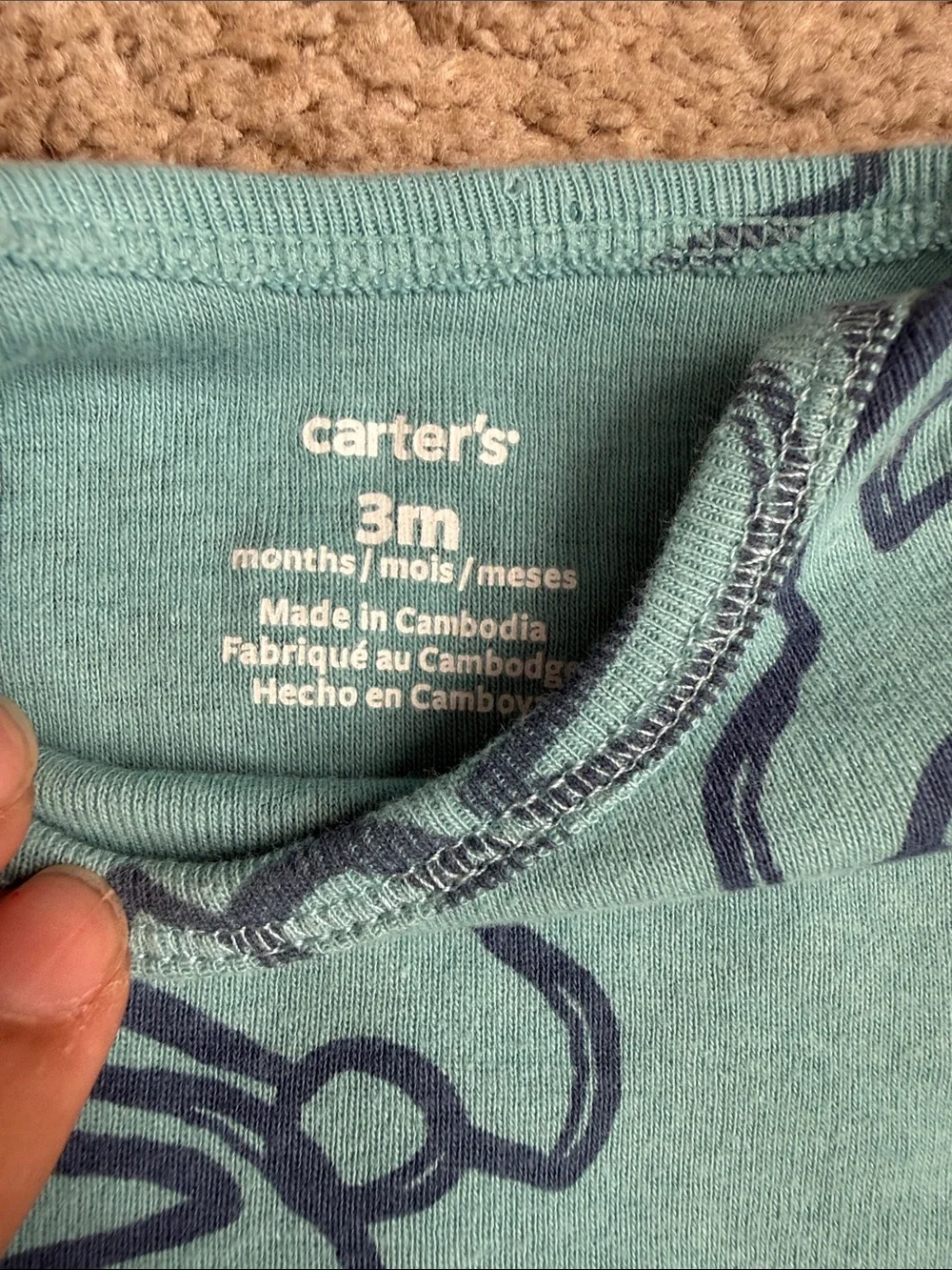 Carters soft teal